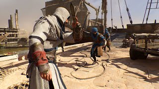 Assassins Creed Mirage  Combat amp Stealth Kills Gameplay  PC [upl. by Barbara-Anne]