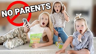 HOME ALONE WITHOUT OUR PARENTS no rules  Family Fizz [upl. by Apeed]