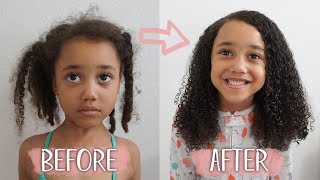 Tangled Curly Hair Wash Routine  Tips for Detangling [upl. by Hayn535]