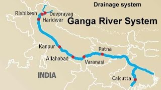 The Ganga River system Physical Geography of India [upl. by Fulvia22]