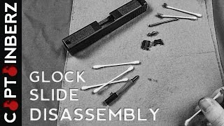 Glock Slide Disassembly amp Cleaning [upl. by Oicnerual]