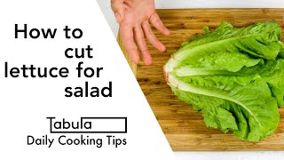 How to cut lettuce for salad [upl. by Colly]