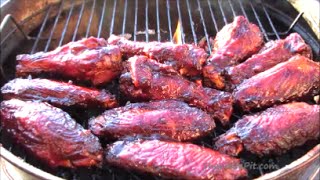 BBQ Turkey Wings  Turkey Wing Recipe  How To Make Barbecue Wings [upl. by Ttekcirc]