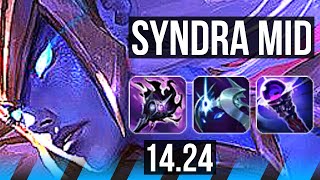 SYNDRA vs AHRI MID  7314  NA Challenger  1424 [upl. by Aicul]