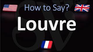 How to Pronounce Louvre  Paris Museum Pronunciation Native Speaker [upl. by Saidnac]