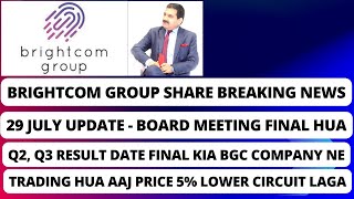 BCG SHARE LATEST NEWS TODAY  BRIGHTCOM GROUP LATEST NEWS  BCG SHARE NEWS  BCG SHARE LATEST UPDATE [upl. by Adhamh]