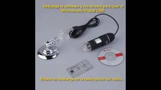 Software Microscopio Digital USB Descarga [upl. by Lancey]