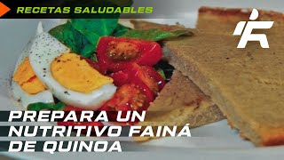 RECETA DE FAINÁ DE QUINOA 2021 somosrunfit [upl. by Gowon764]