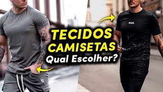 5 TIPOS de TECIDOS para CAMISETAS Qual escolher pra usar no dia a dia [upl. by Sakovich]