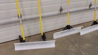 quotTHE SNOWPLOWquot Snow Shovel 48 inch amp 36 inch overview comparison [upl. by Kathy536]