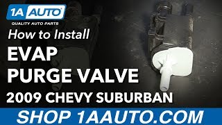 How to Replace EVAP Vapor Canister Purge Valve Solenoid 0712 Chevy Suburban 1500 [upl. by Coffee242]