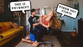 Tickle Prank On My Wife HILARIOUS [upl. by Ignatius]