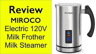 Review Miroco Milk Frother  How to make froth milk at home [upl. by Notnilc]