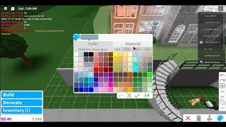 How to change the wall colortexture in bloxburg [upl. by Ultan]