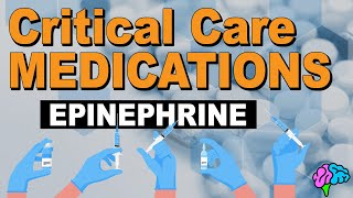 Epinephrine  Critical Care Medications [upl. by Eerased572]