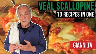 Veal Scallopine 10 recipes in 1 Italian Recipe  Giannis North Beach [upl. by Hpejsoj]