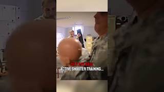 Military base active shooter scenario training‼️🤯 military army combat war [upl. by Aliza]