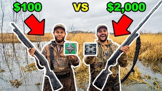 CHEAP vs EXPENSIVE Duck Hunting CHALLENGE CATCH CLEAN COOK [upl. by Roda]