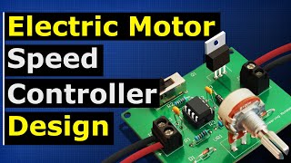 Motor speed controller tutorial  PWM how to build [upl. by Cathee181]