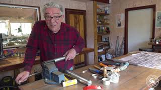 Hammer Forging A Silver Cuff Bracelet [upl. by Elletnuahs625]