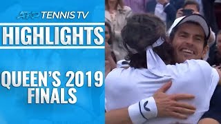 Murray And Lopez WIN Doubles Lopez Wins Singles  Queens 2019 Final Highlights [upl. by Langill]