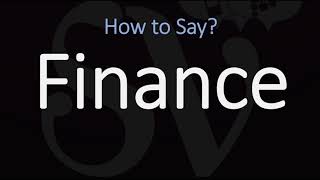 How to Pronounce Finance 3 WAYS British amp American English Pronunciation [upl. by Sucerdor]