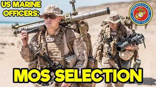 US MARINE OFFICERS MOS SELECTION [upl. by Anelegna106]