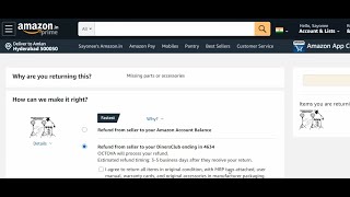 How to get refund on amazon [upl. by Norred]