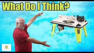 Ryobi Router Table Unboxing and Review What do I think [upl. by Goodrow]