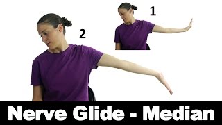 Nerve Glide  Median  Ask Doctor Jo [upl. by Niabi831]