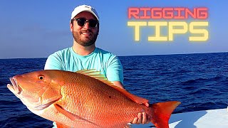 How To Rig a Rod for Snapper Grouper and Amberjack bottomfishing wreckfishing [upl. by Amr]