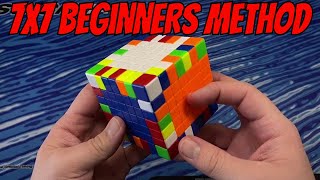 7x7 Rubiks Cube Tutorial FOR BEGINNERS [upl. by Nosaes718]