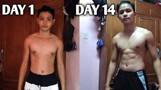 14 Days Abs Challenge Epic Transformation At Home [upl. by Esaele]