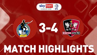 HIGHLIGHTS Bristol Rovers 3 Exeter City 4 291222 EFL Sky Bet League One [upl. by Obmar707]