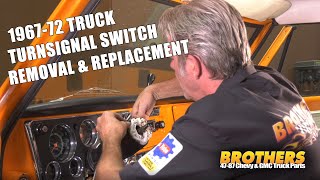 196772 Chevy amp GMC Truck Turn Signal Switch Install  Tilt or Standard Column [upl. by Haropizt]