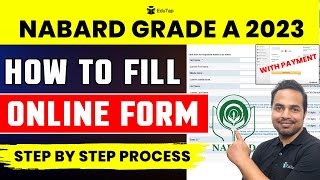 NABARD 2023 Form Filling Online  How To Fill NABARD Grade A Form  NABARD Registration Step by Step [upl. by Ellehcin]