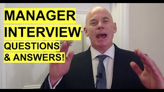 MANAGER Interview Questions and Answers How to PASS a Management Job Interview [upl. by Einor]