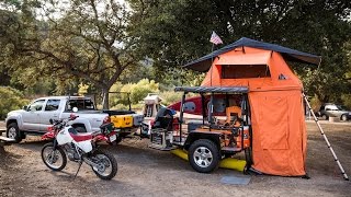 Inside One of the Coolest Custom Camping Trailers Weve Seen  Outside [upl. by Bostow]