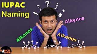 IUPAC Nomenclature  Alkanes Alkenes Alkynes [upl. by Christmas]