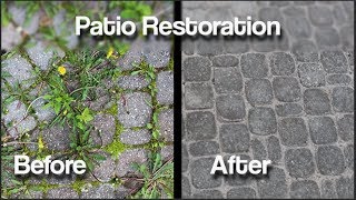 How to permanently eliminate weeds from you interlocking patio [upl. by Eissed]