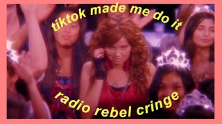 debby ryan being cringey in radio rebel for 6 minutes straight tiktok made me do it [upl. by Jehial938]