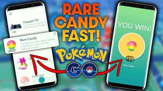 HOW TO GET RARE CANDY in POKEMON GO shorts [upl. by Janela]