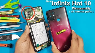 Infinix Hot 10 Full Disassembly  Infinix Hot 10 Teardown  How to Open Infinix Hot 10 [upl. by Leen]