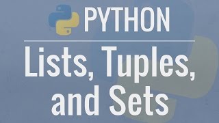 Python Tutorial for Beginners 4 Lists Tuples and Sets [upl. by Nekal]