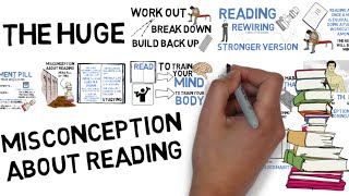 The Huge Misconception About Reading [upl. by Sonnnie683]