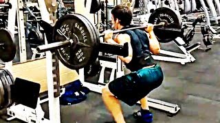 Jump Squats to Increase Vertical Leap 315 lbs Jump Squat [upl. by Mateya966]