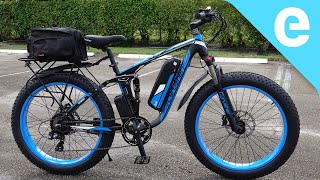 Cyrusher XF800 1500W Full Suspension Fat Tire Ebike Review [upl. by Anual]