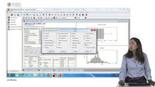 Estadistica descriptiva con Statgraphics   UPV [upl. by Akcirre]