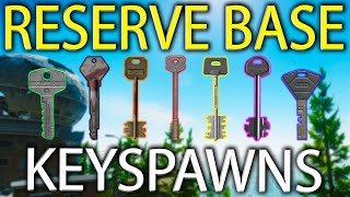 ALL Known Reserve Keyspawns  Key Spawn Guide  Escape From Tarkov [upl. by Fachan902]