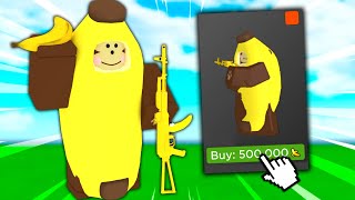 So I trolled as the MONKY skin Roblox Arsenal [upl. by Haddad957]